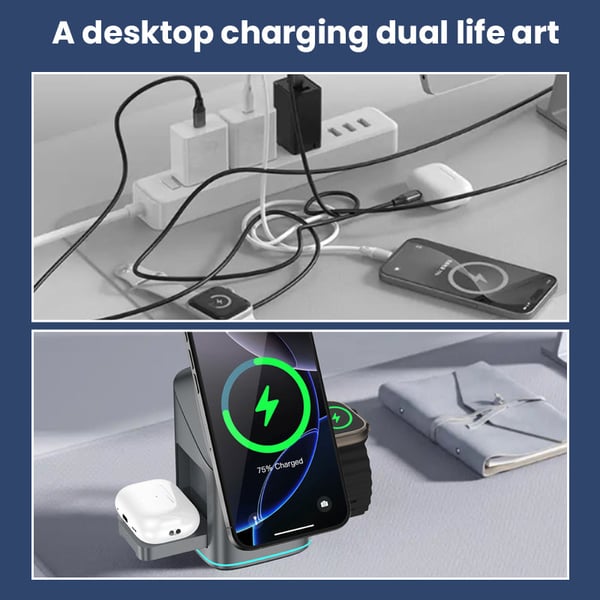 3-in-1 Wireless Fast Charging Charger