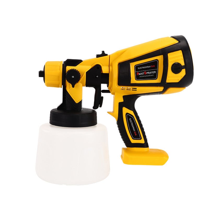 Removable electric paint gun