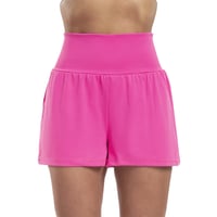Hochtaillierte Sportshorts mit Fake-Zweiteilung