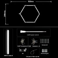 Kexon™ Hexagon LED Ceiling Light