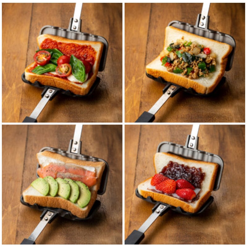 Dobbeltsidig sandwich-bakepanne