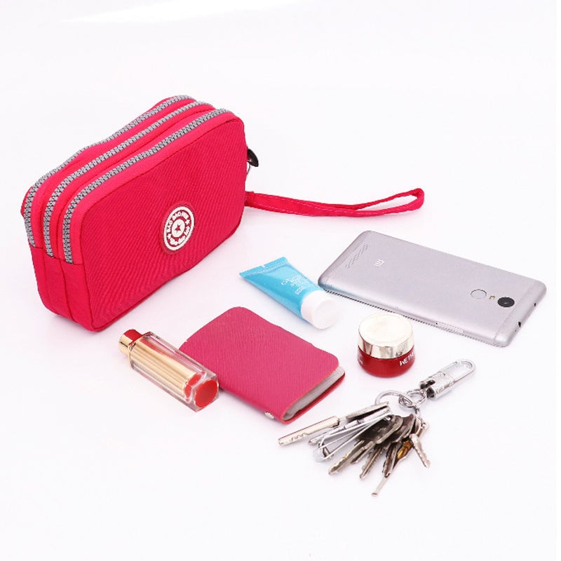 Lässige wasserdichte Handtasche mit Handgelenkschlaufe