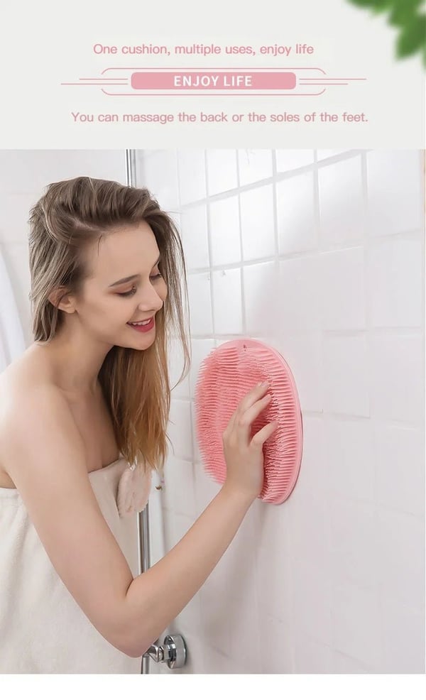 Sakerplus® Shower Foot & Back Scrubber, Massage Pad