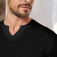 Men's Slim Fit V-Neck Longline Muscle Shirt