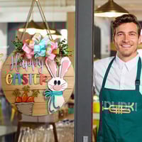 Easter Bunny Rabbit Sign Door Hanger