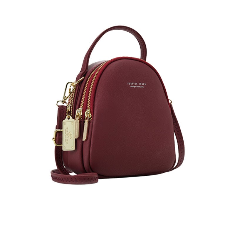 Leichte Umhängetasche mit mehreren Fächern