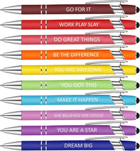 10 pcs Funny Office Ballpoint Pens(Black Ink)