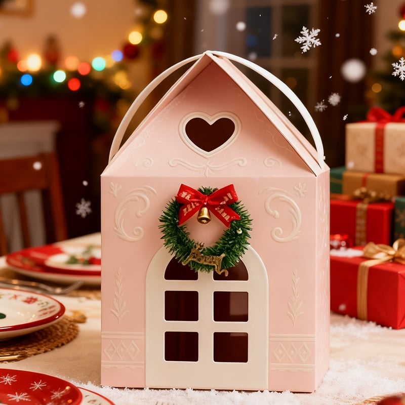 Christmas Wonderland Cottage Gift Box