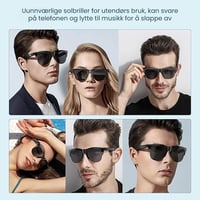 2024 Oppgrader Bluetooth-solbriller