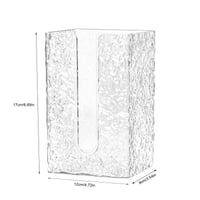 Multifunctional glacier pattern tissue box