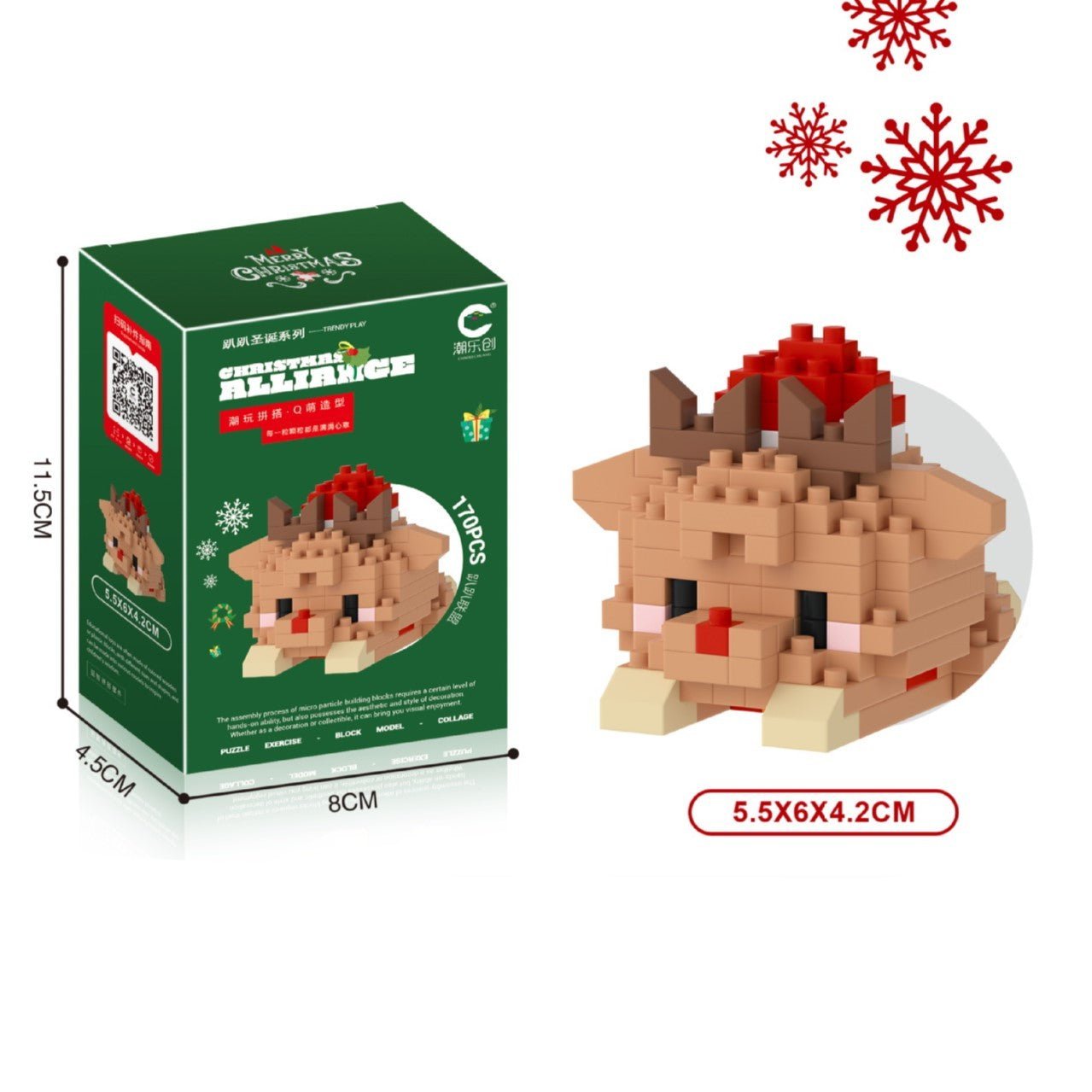 Cartoon Doll Building Block Set – Micro-Particle Assembly Toys for Kids