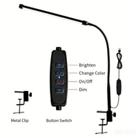 Clip-on desk lamp
