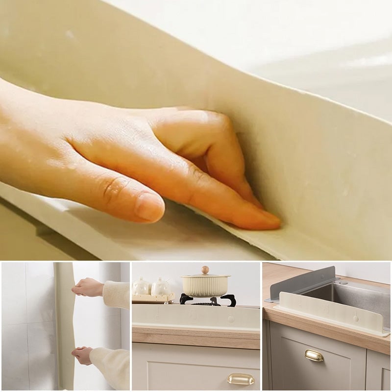 Silicone water retaining plate for sink