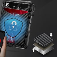 Men's RFID Anti-theft Metal Card Holder