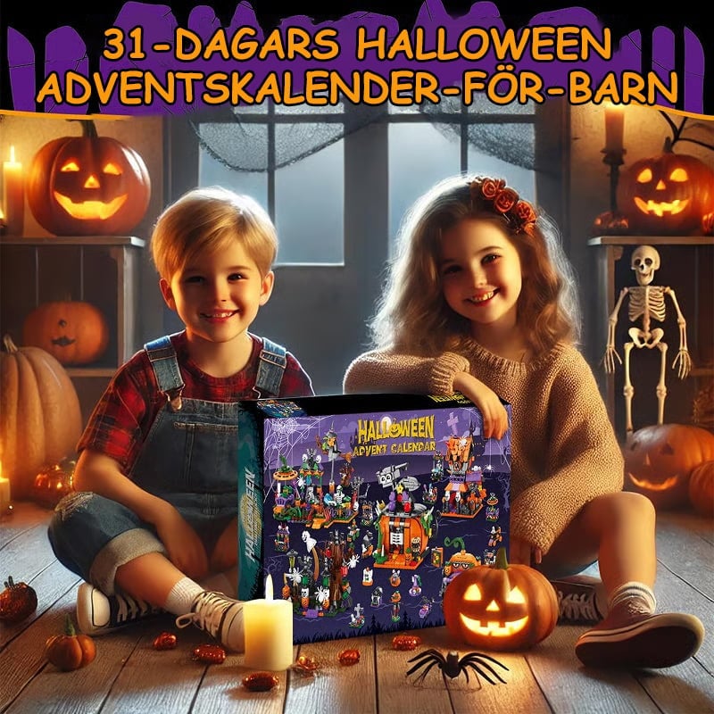 Halloween-byggklossar, blindlåda