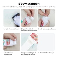 Rollende borstel voor muurreparatie