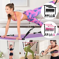 Tragbares Pilates-Widerstandsstangen-Set