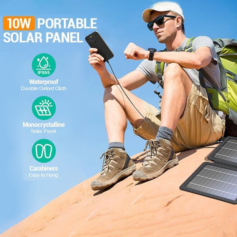 Saker 10W Fast Charging Portable Solar Charger
