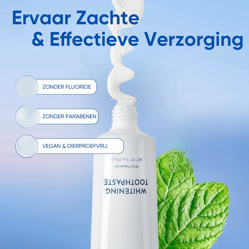 Nano Hydroxyapatiet & Kokosnoot Tanden Whitening Tandpasta