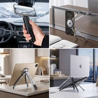 Peon™ Portable 4-in-1 Magnetic Aluminum Alloy Foldable Multifunctional Stand