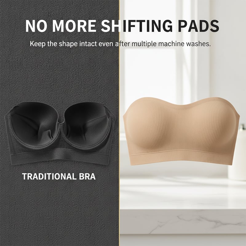 No More Shifting Pads Seamless Structure