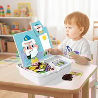 Magnetic Puzzle Learning Building Block Toys