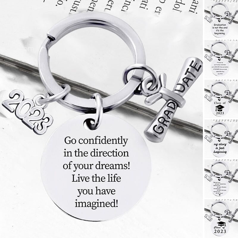 2023 Graduation Season Metal Keychain Gift with gift box