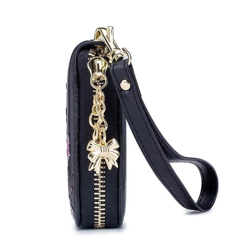 Women's Plum Blossom RFID Long Clutch/Wallet