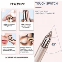 Portable Lipstick Facial Hair Remover Trimmer