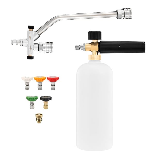 Enhance Your Car Washing Experience - SAKER® Foam Cannon Dual Connector Accessory