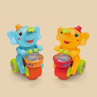 Interactive LED Elephant Toy for Toddlers & Kids with Realistic Sounds