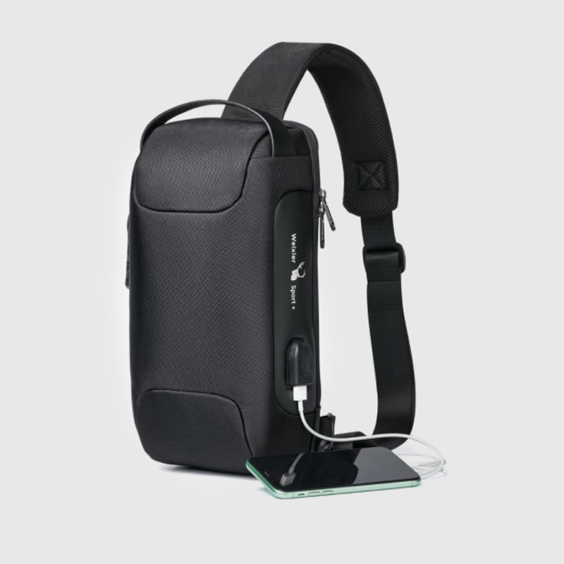 USB-Brusttasche Für Herren