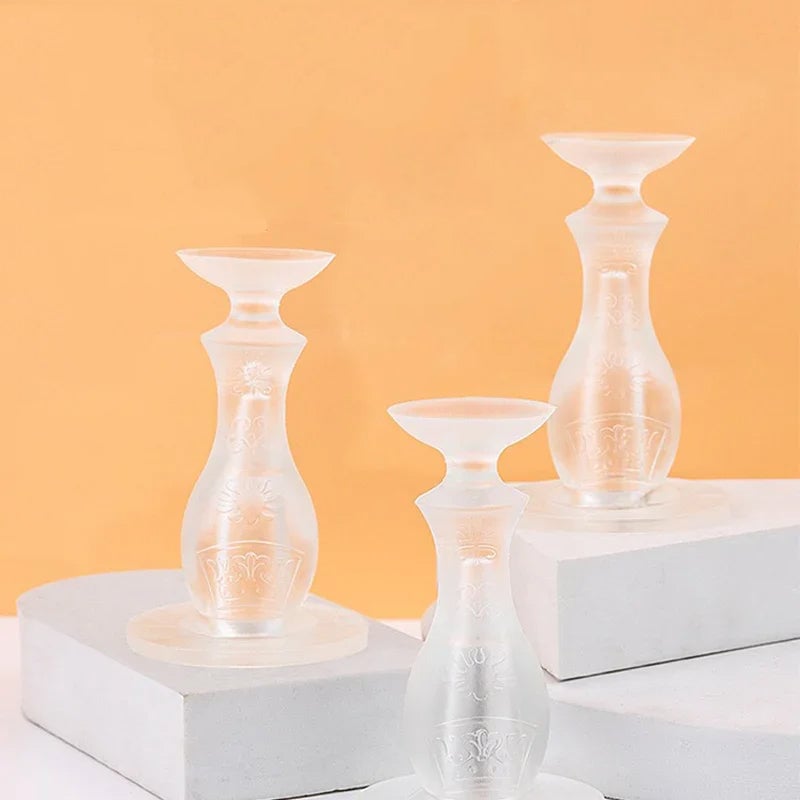 Arrêt de porte anti-collision en silicone transparent