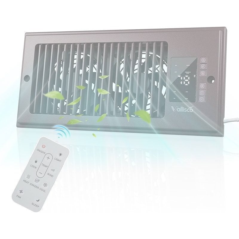 Constant temperature remote control booster fan