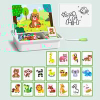 Magnetic Puzzle Learning Building Block Toys