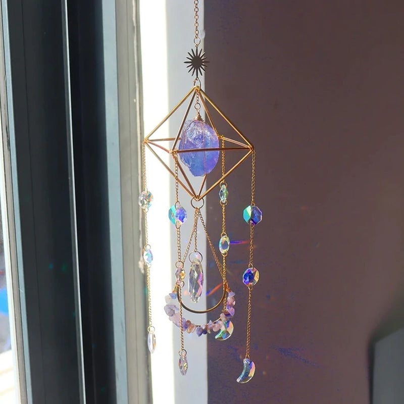 Crystal Sun Catcher Hanging Wind Chime