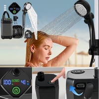 Sakerplus Portable Rechargeable Outdoor Camping Shower Pump