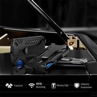 Slim Carbon Fiber Minimalist Wallet with RFID Blocking