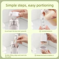 4-en-1 Distributeur de Voyage Rotatif Anti-Fuite