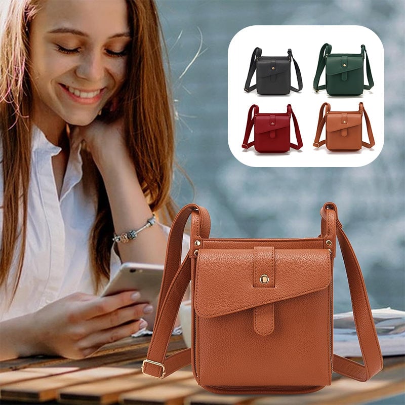 Umhängetasche aus Leder mit einzigartigem Design