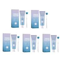 Tongue Cleaning Gel & Brush Bundle for Refreshing Oral Care