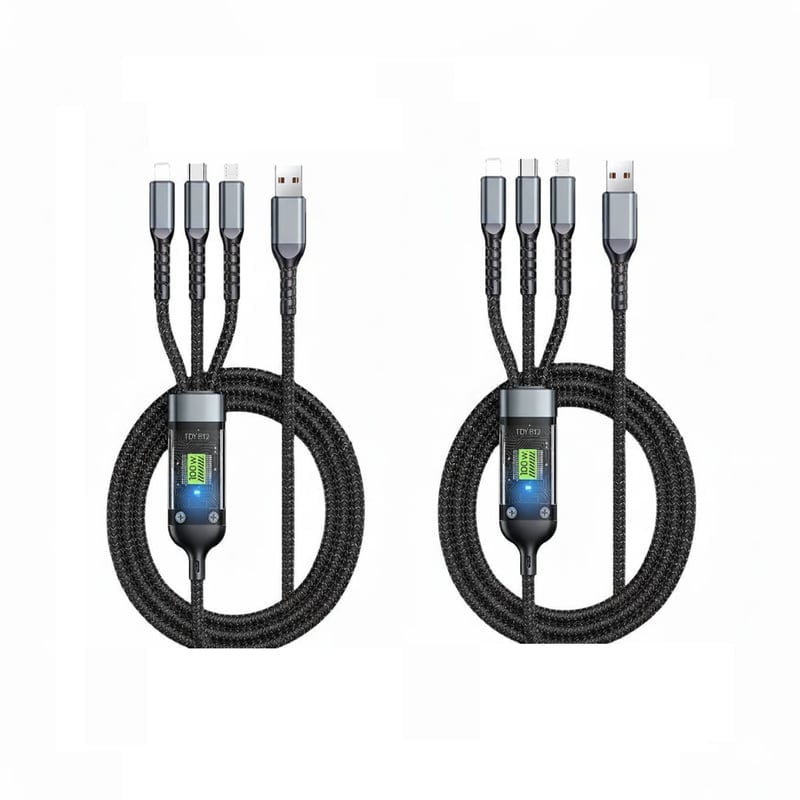 3-in-1 100 Watt Data Cable
