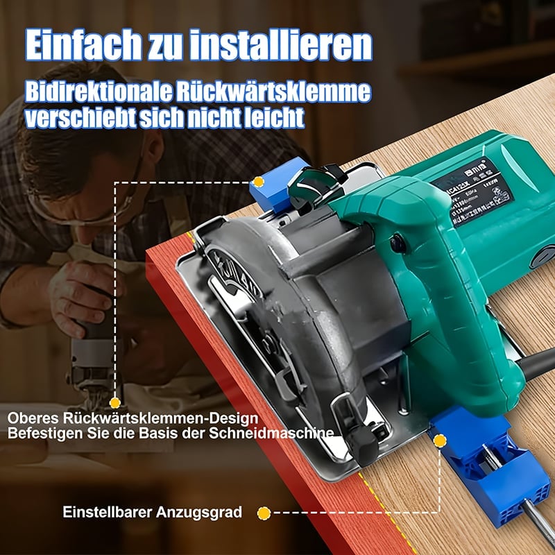 🛠️ Verstellbare Führungsschiene für Schneidemaschinen