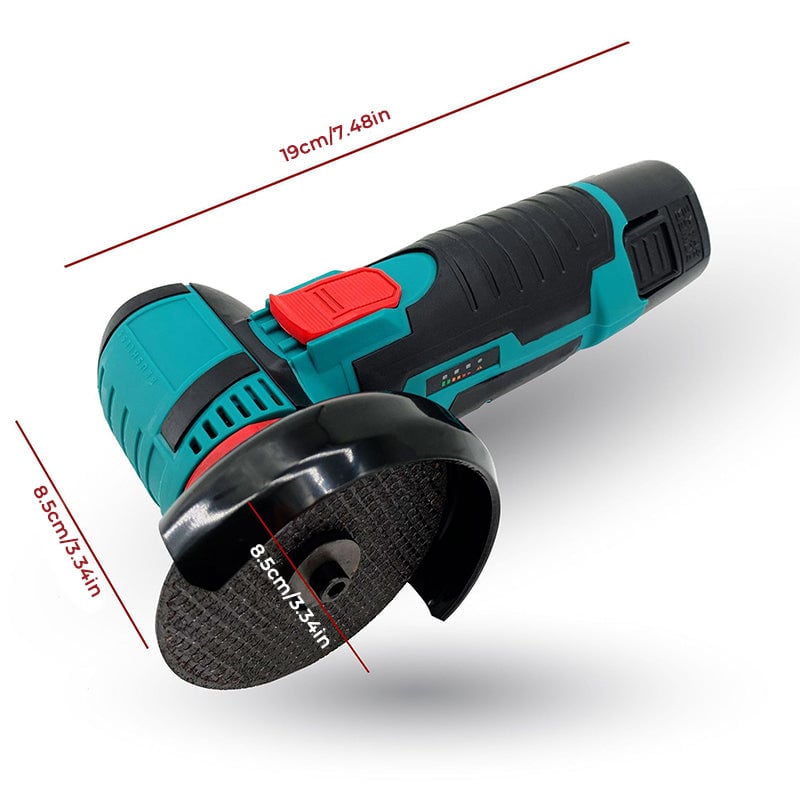 Winkelschleifer mit 12 V Lithium-Batterie