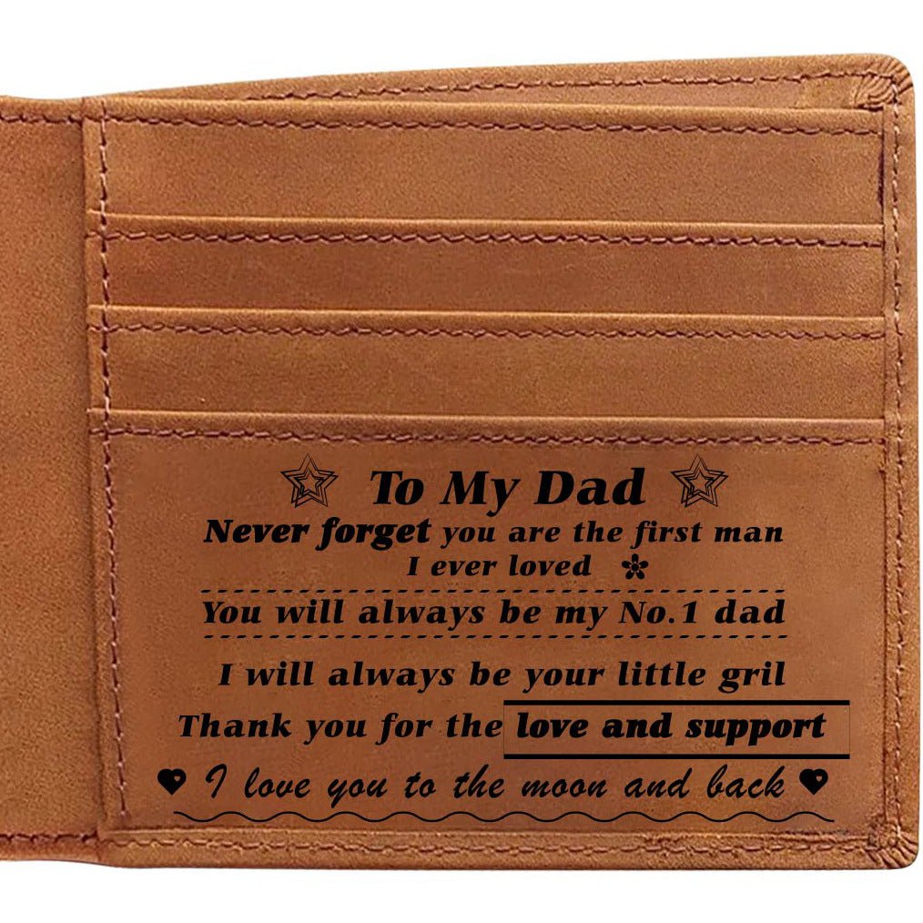 Premium Genuine Leather Wallet 🏆👜,To MY Dad