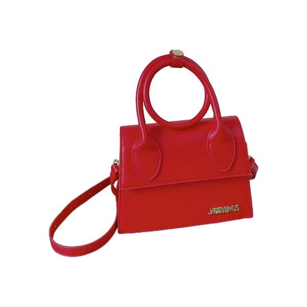 Solid Color Flap Square Bag