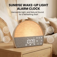 Kexon™ Fabric Wake-Up Light Alarm Clock