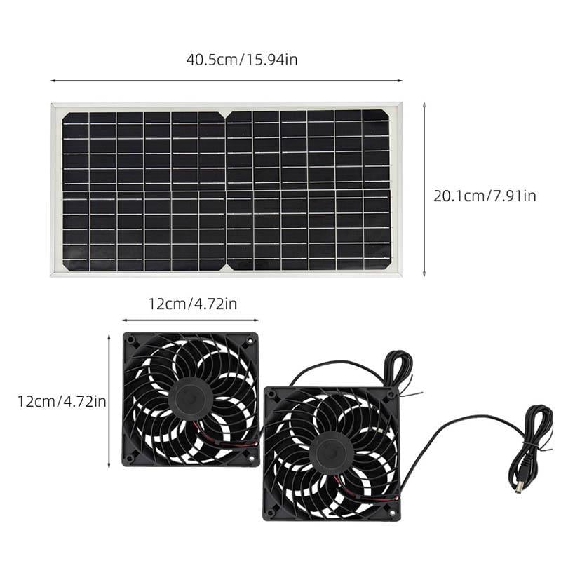 Saker Solar Powered Fan for Chicken Coop