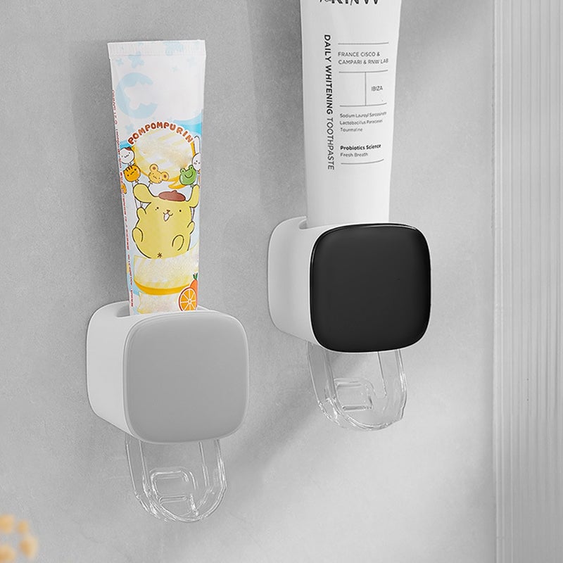 Wall-mounted toothpaste squeezer
