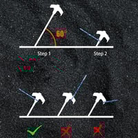Luminous carbon steel hexagonal spiral fluorescent nail